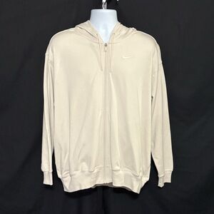 Nike Cream Zip Up Sweater